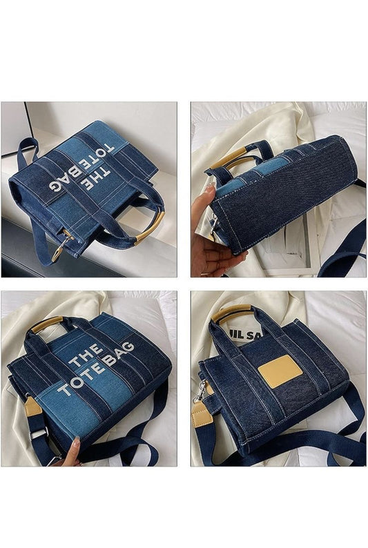 Bolso tote denim